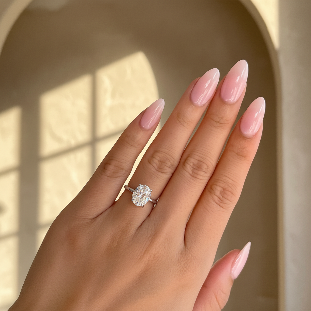 ELARA - 925 Sterling Silver Moissanite Ring