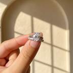 ELARA - 925 Sterling Silver Moissanite Ring