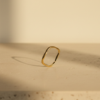 AQUA - 925 Sterling Silver Minimalist Ring