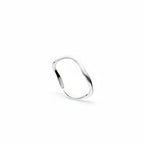 AQUA - 925 Sterling Silver Minimalist Ring
