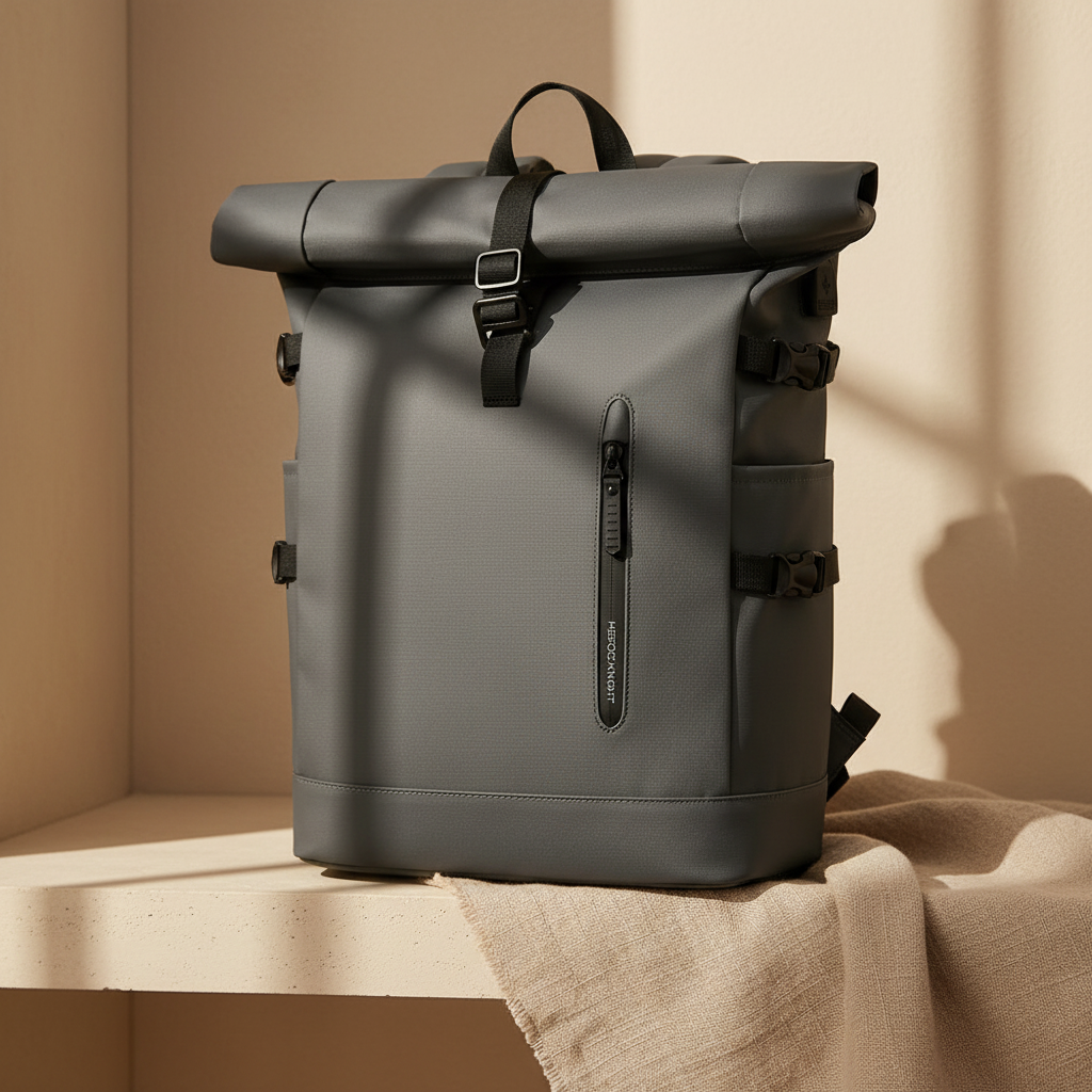 HK ROUTIER 30L - Wasserdichter Oxford Rolltop-Rucksack