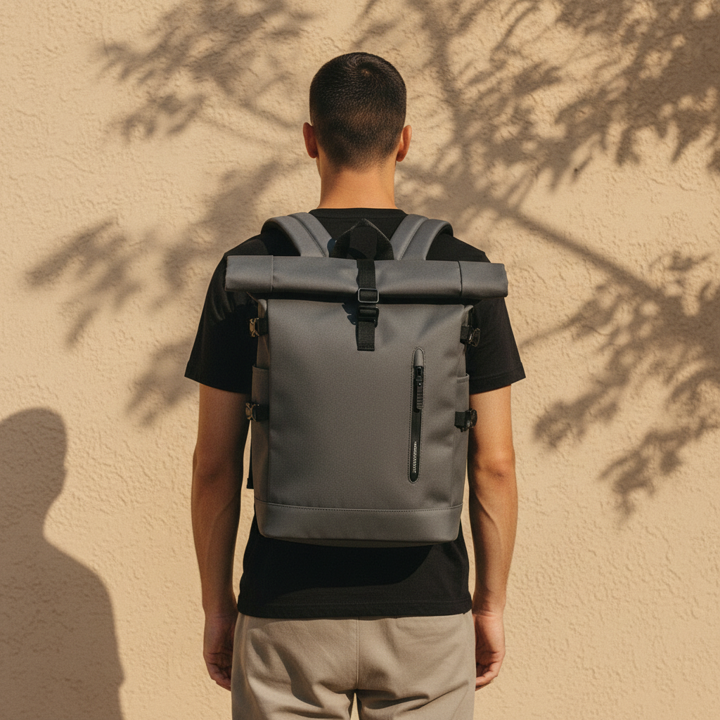 HK ROUTIER 30L - Wasserdichter Oxford Rolltop-Rucksack