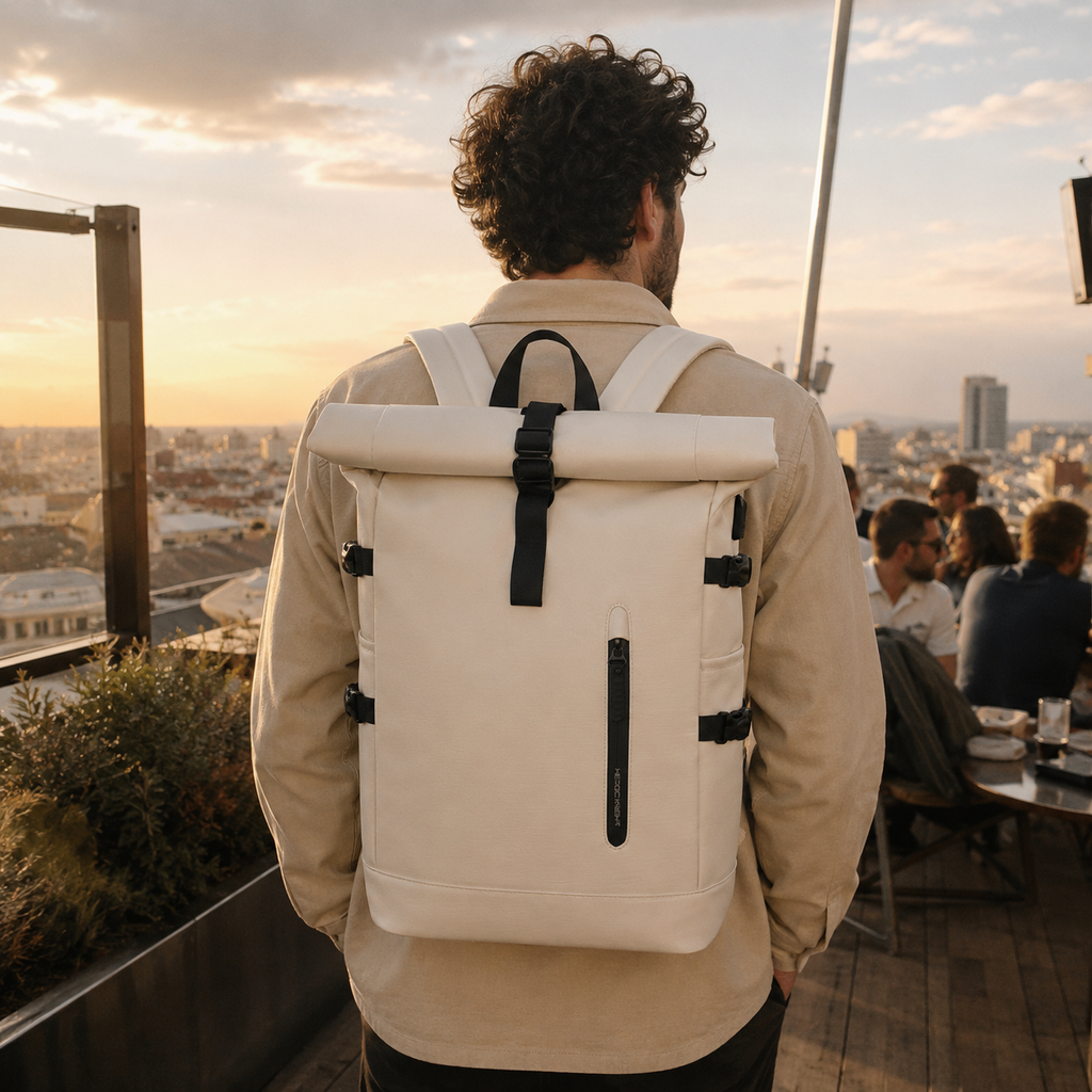 HK ROUTIER 30L - Wasserdichter Oxford Rolltop-Rucksack