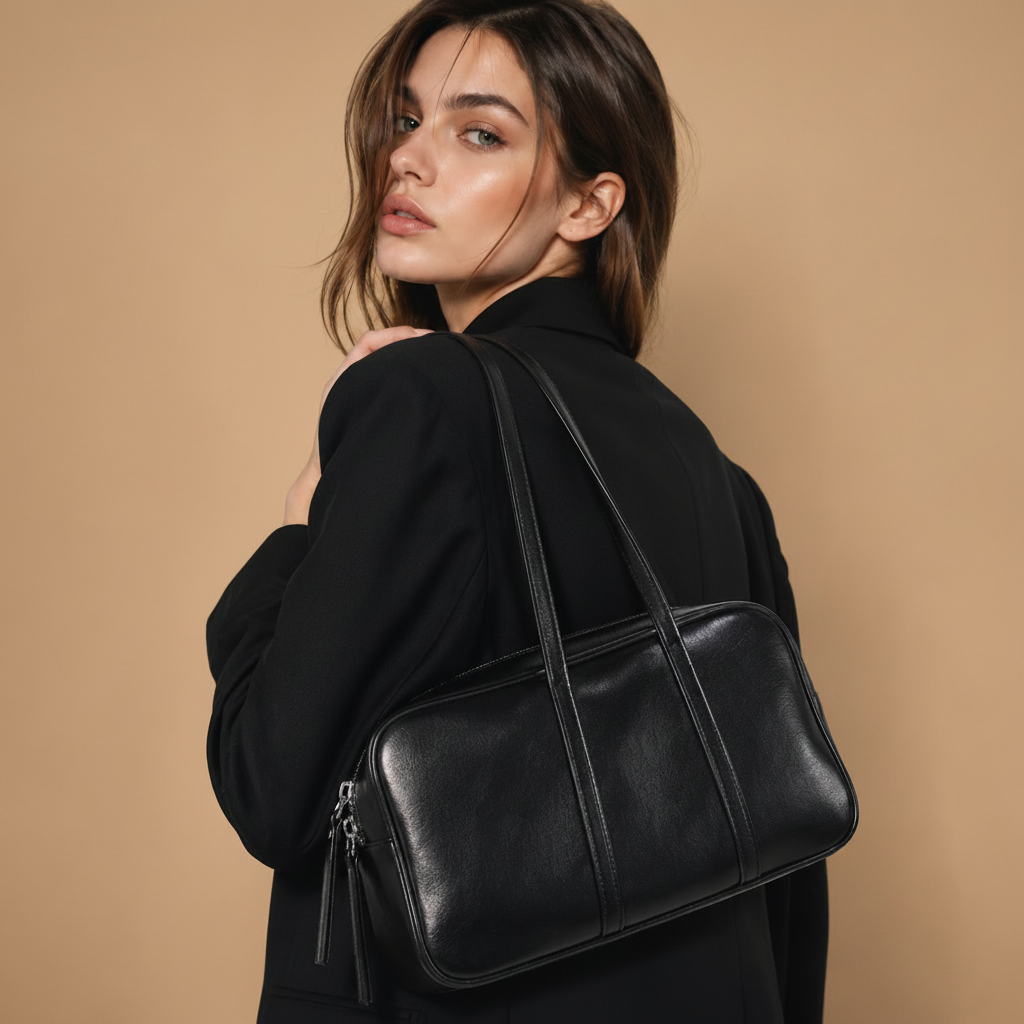 JESS - Genuine Leather Boston Bag