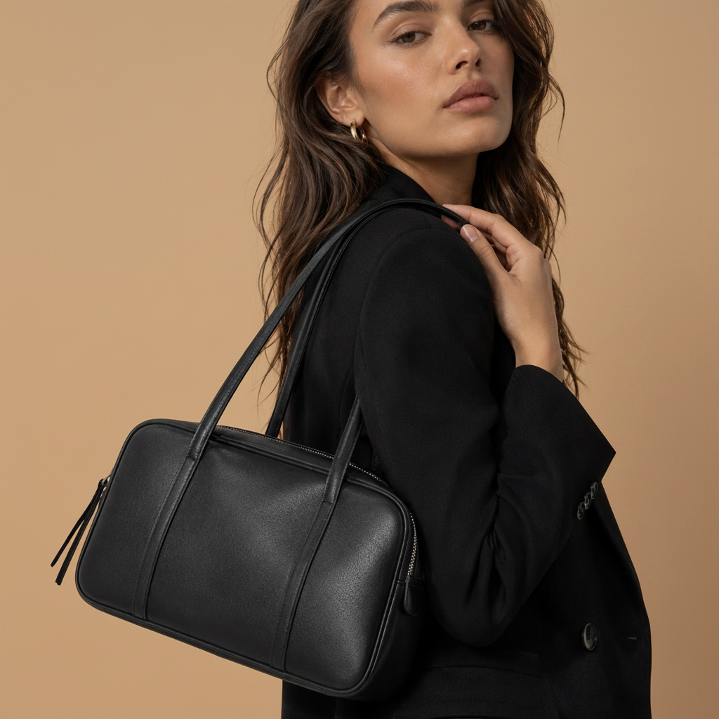 JESS - Genuine Leather Boston Bag