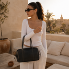 JESS - Genuine Leather Boston Bag