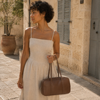JESS - Genuine Leather Boston Bag