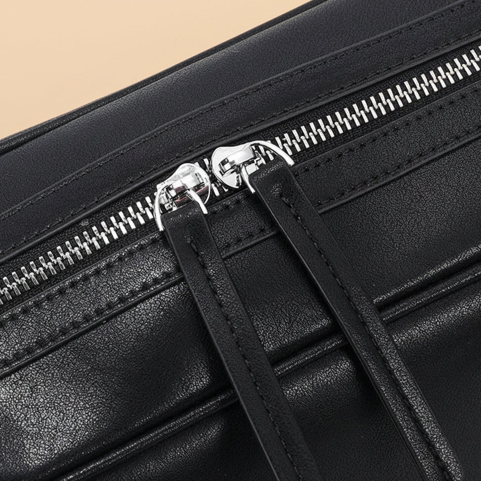 JESS - Genuine Leather Boston Bag