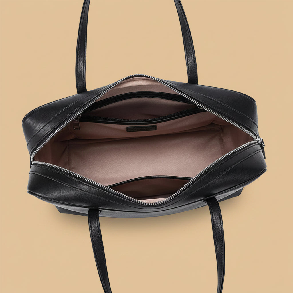 JESS - Genuine Leather Boston Bag