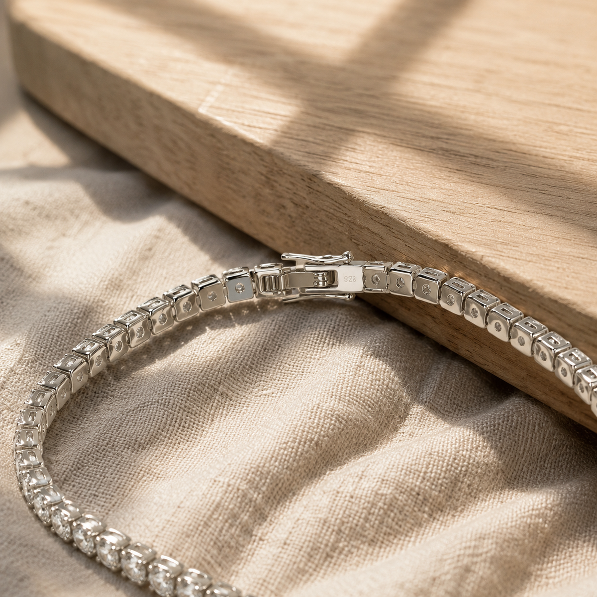 LORRAINE - 925 Sterling Silver Tennis Bracelet