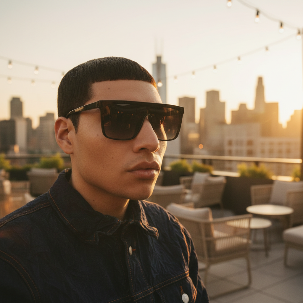 NOCTURNE - Mirrored Shield Sunglasses