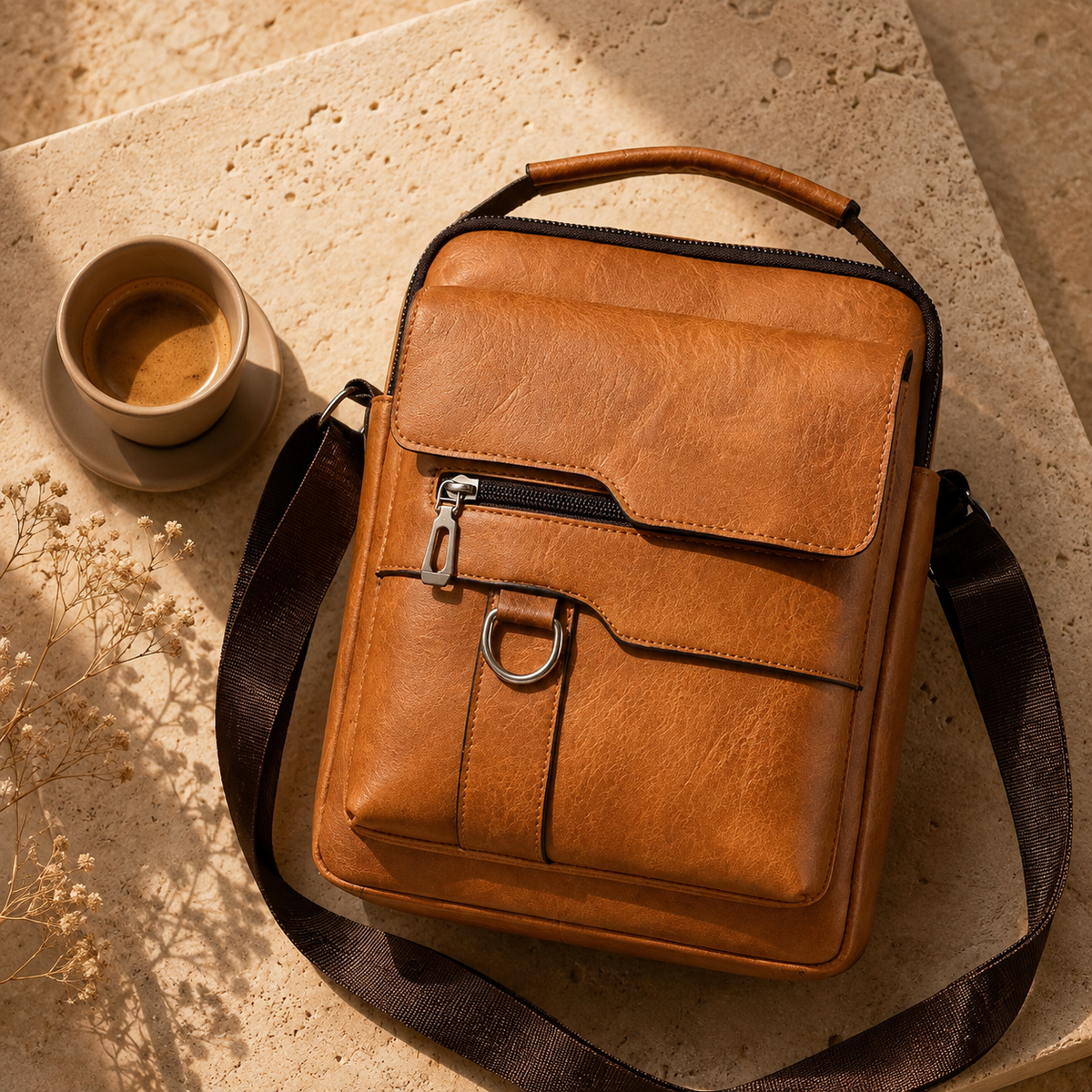 NOMADE - Vegan Leather Everyday Messenger Bag
