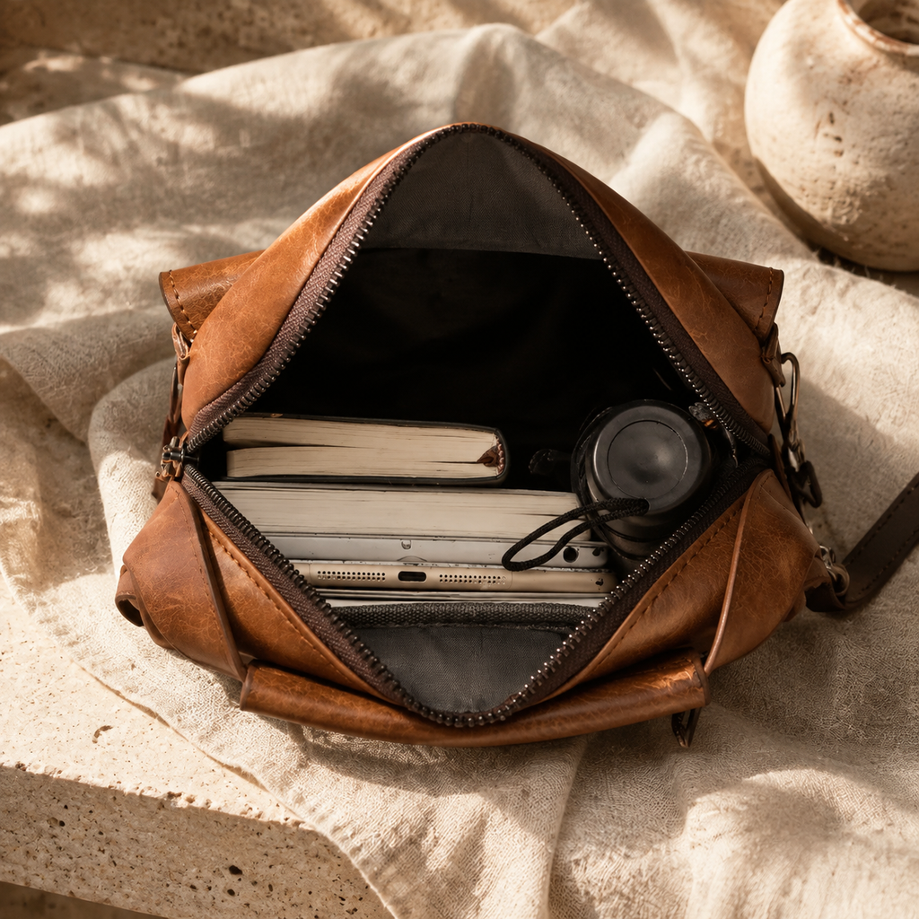 NOMADE - Vegan Leather Everyday Messenger Bag