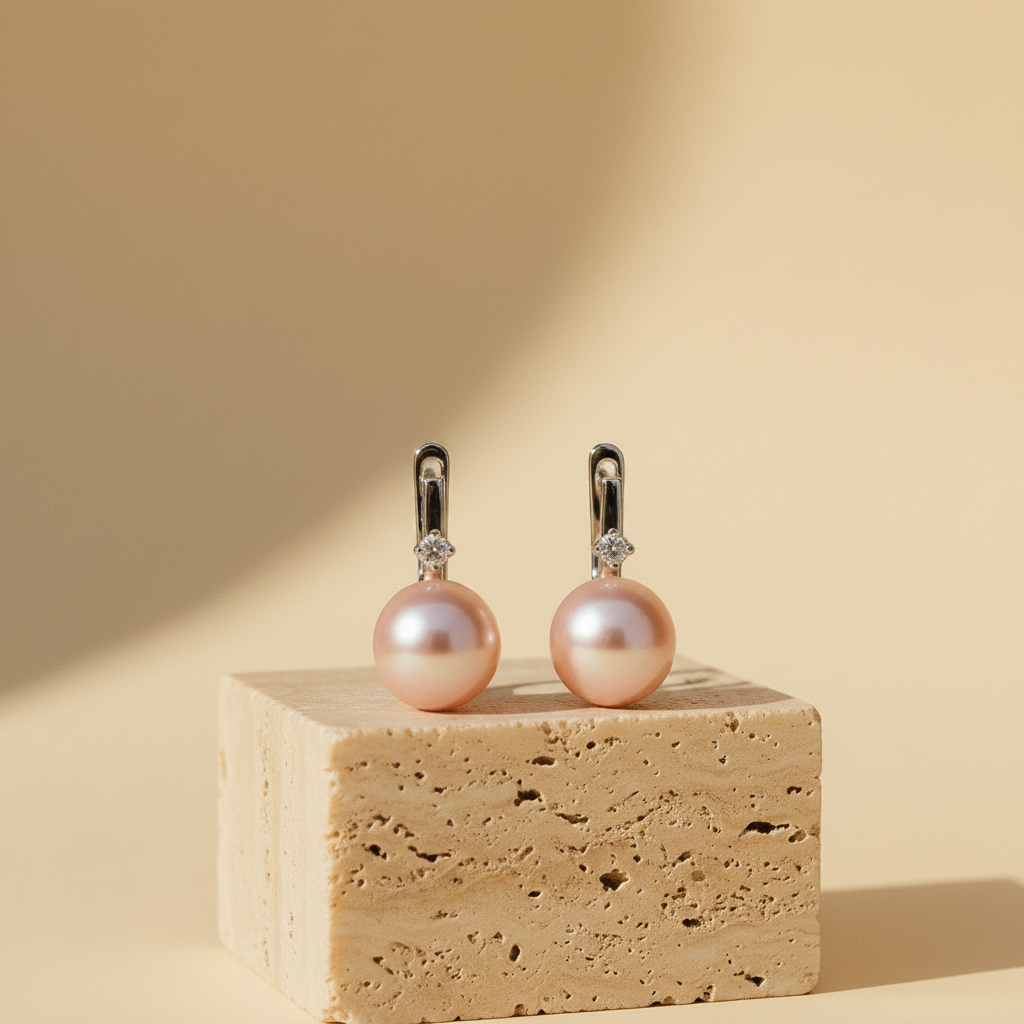 ODETTE - 925 Sterling Silver Freshwater Pearl Earrings