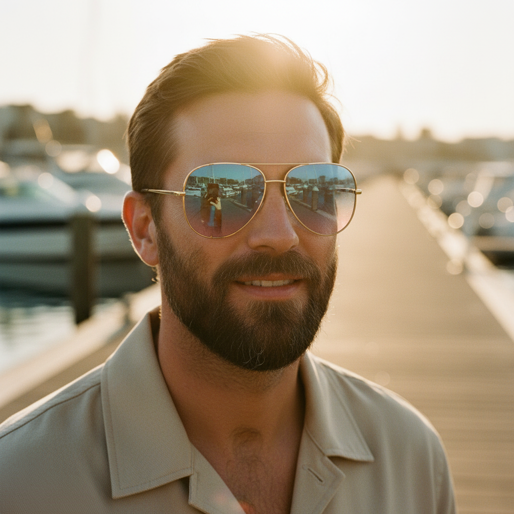 PRIME TIME - Anti-Glare Aviator Sunglasses UV400