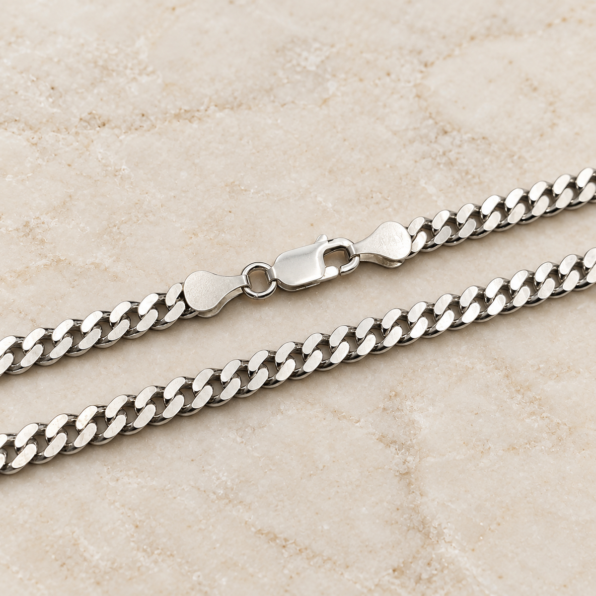 REGENT sterling silver necklace lobster clasp and connecting plates