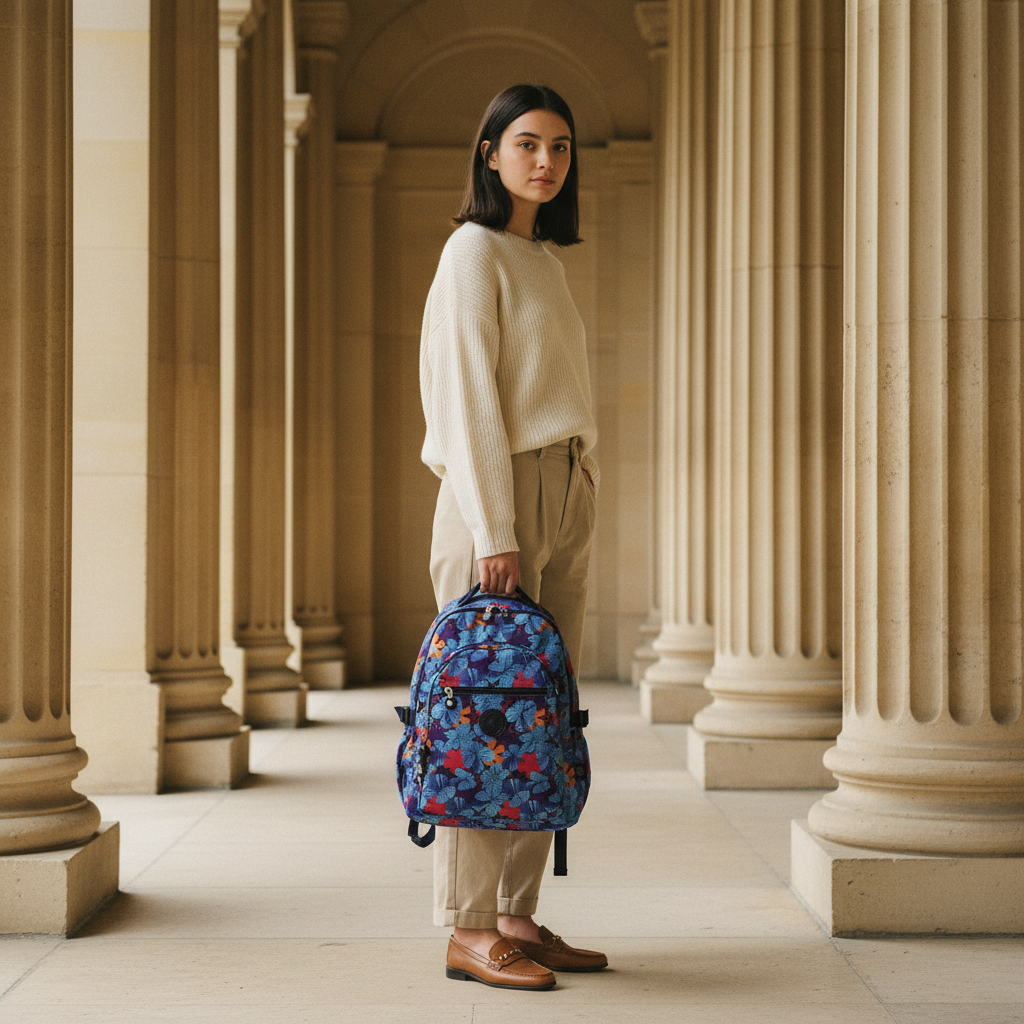 RESTE LÉGER - Nylon Everyday Backpack