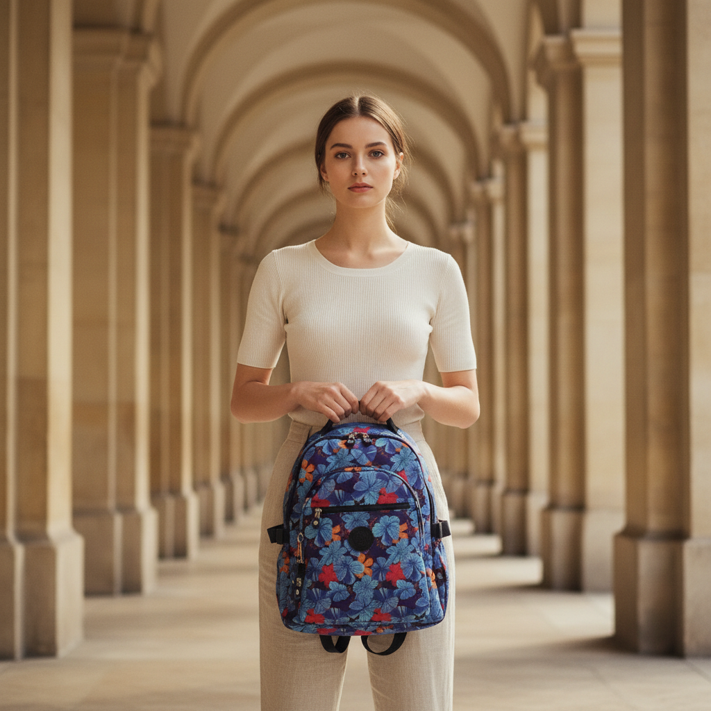 RESTE LÉGER - Nylon Everyday Backpack
