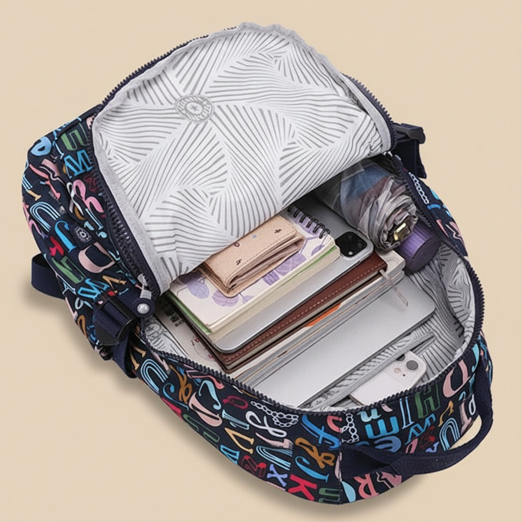 RESTE LÉGER - Nylon Everyday Backpack