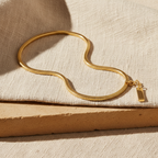 REVE - 18k Gold Vermeil Stainless Steel Chain Bracelet