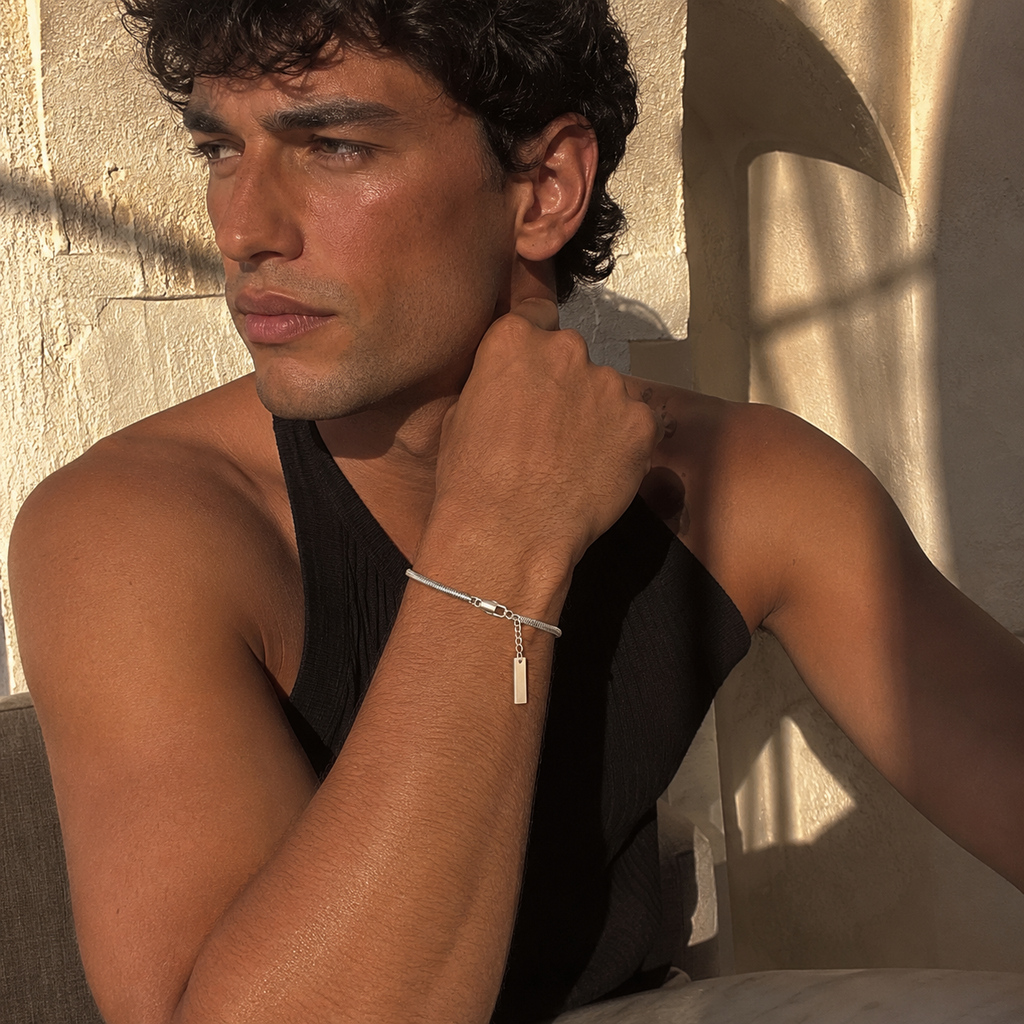 REVE - 18k Gold Vermeil Stainless Steel Chain Bracelet