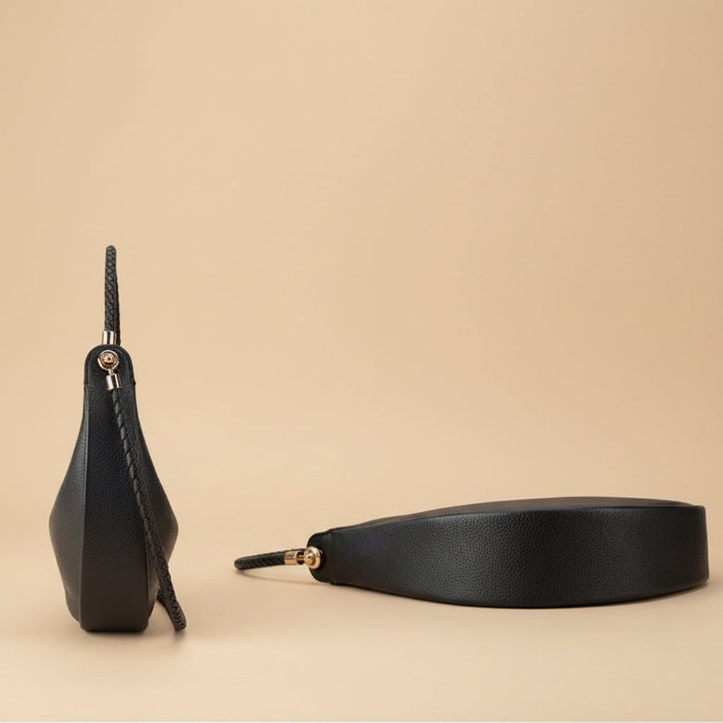SÉLÈNE - Genuine Leather Crescent Bag