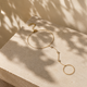 SOLEIL DORE - 18K Gold Vermeil 925 Sterling Silver Twisted Chain Bracelet
