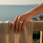 TOUJOURS - 925 Sterling Silver Ring Set
