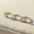 TOUJOURS - 925 Sterling Silver Ring Set