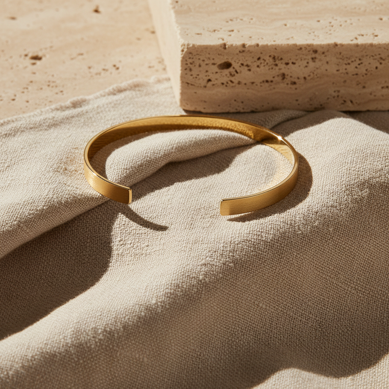 BASIQUE - 18k Gold Vermeil Stainless Steel Bracelet