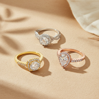TOUJOURS - 925 Sterling Silver Ring Set