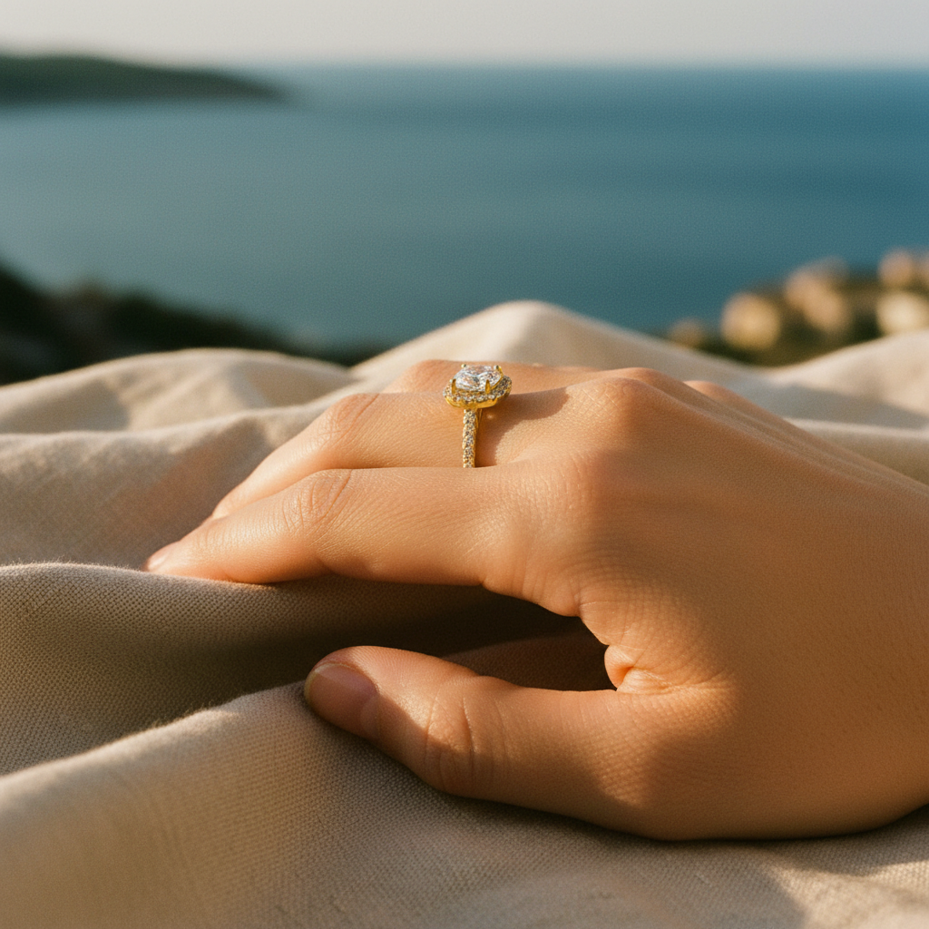 TOUJOURS - 925 Sterling Silver Ring Set