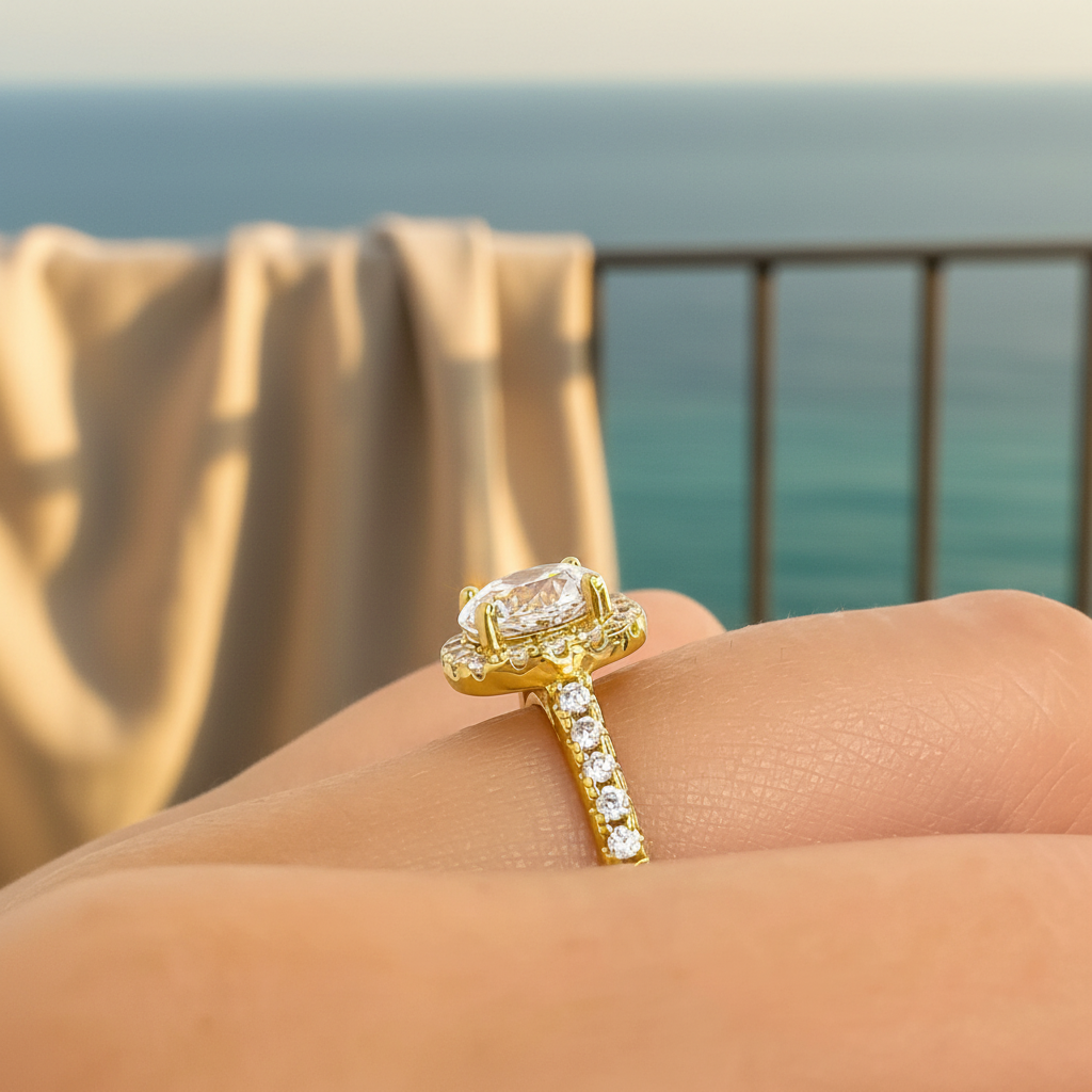 TOUJOURS - 925 Sterling Silver Ring Set