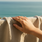 TOUJOURS - 925 Sterling Silver Ring Set