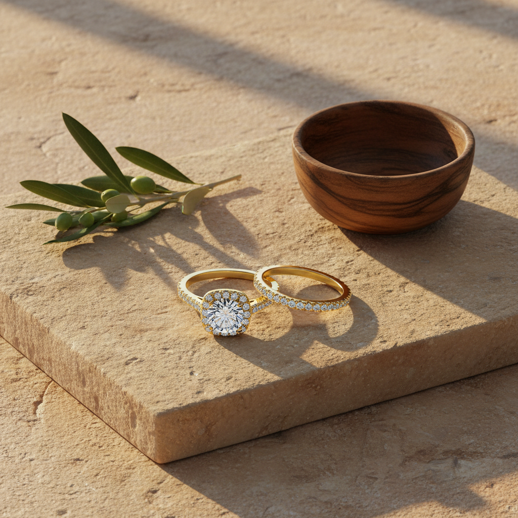 TOUJOURS - 925 Sterling Silver Ring Set