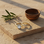 TOUJOURS - 925 Sterling Silver Ring Set