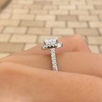 TOUJOURS - 925 Sterling Silver Ring Set