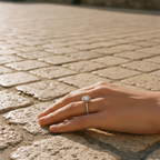 TOUJOURS - 925 Sterling Silver Ring Set