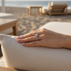 TOUJOURS - 925 Sterling Silver Ring Set