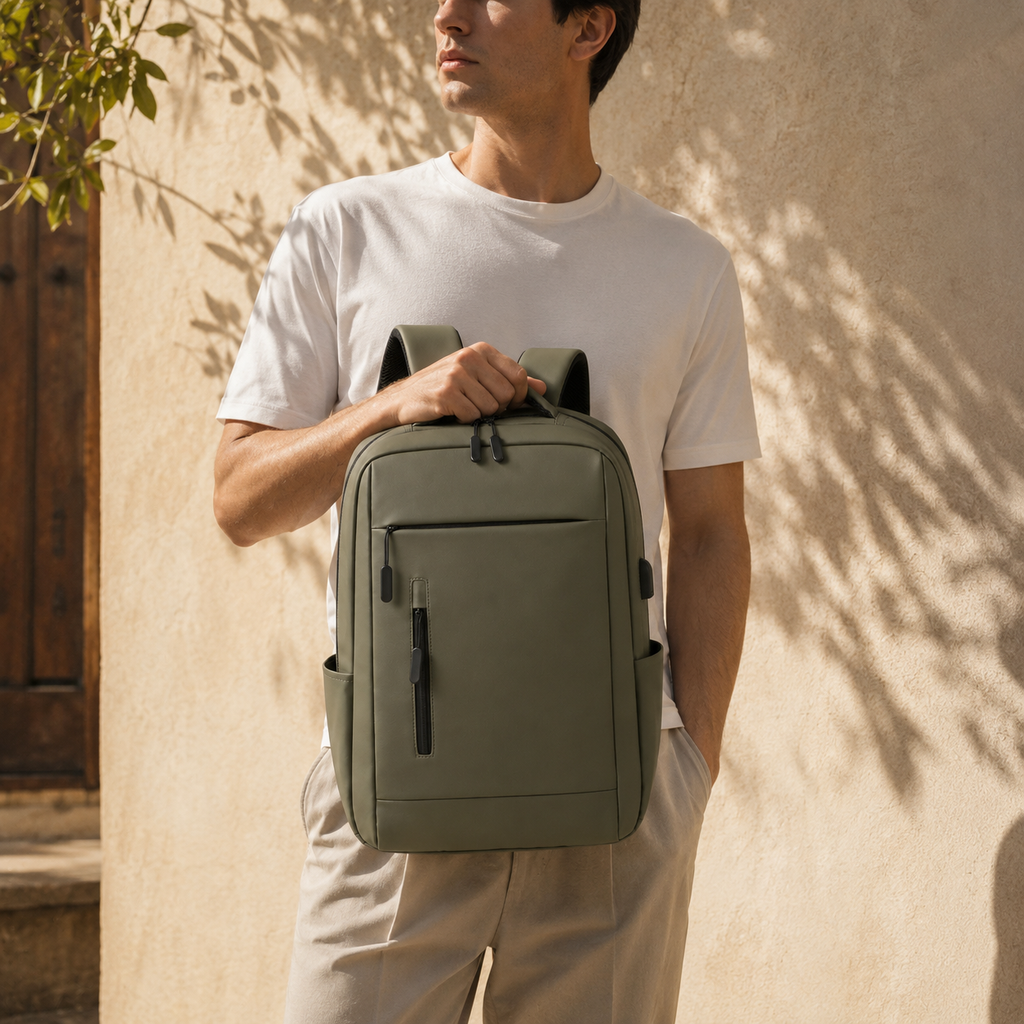 VOYAGEUR - 25L Oxford Laptop Backpack