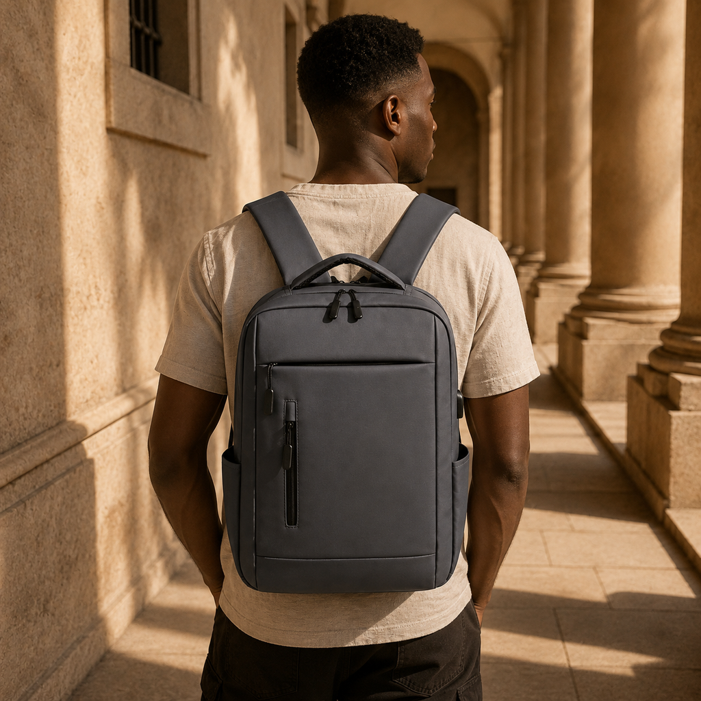 VOYAGEUR - 25L Oxford Laptop Backpack